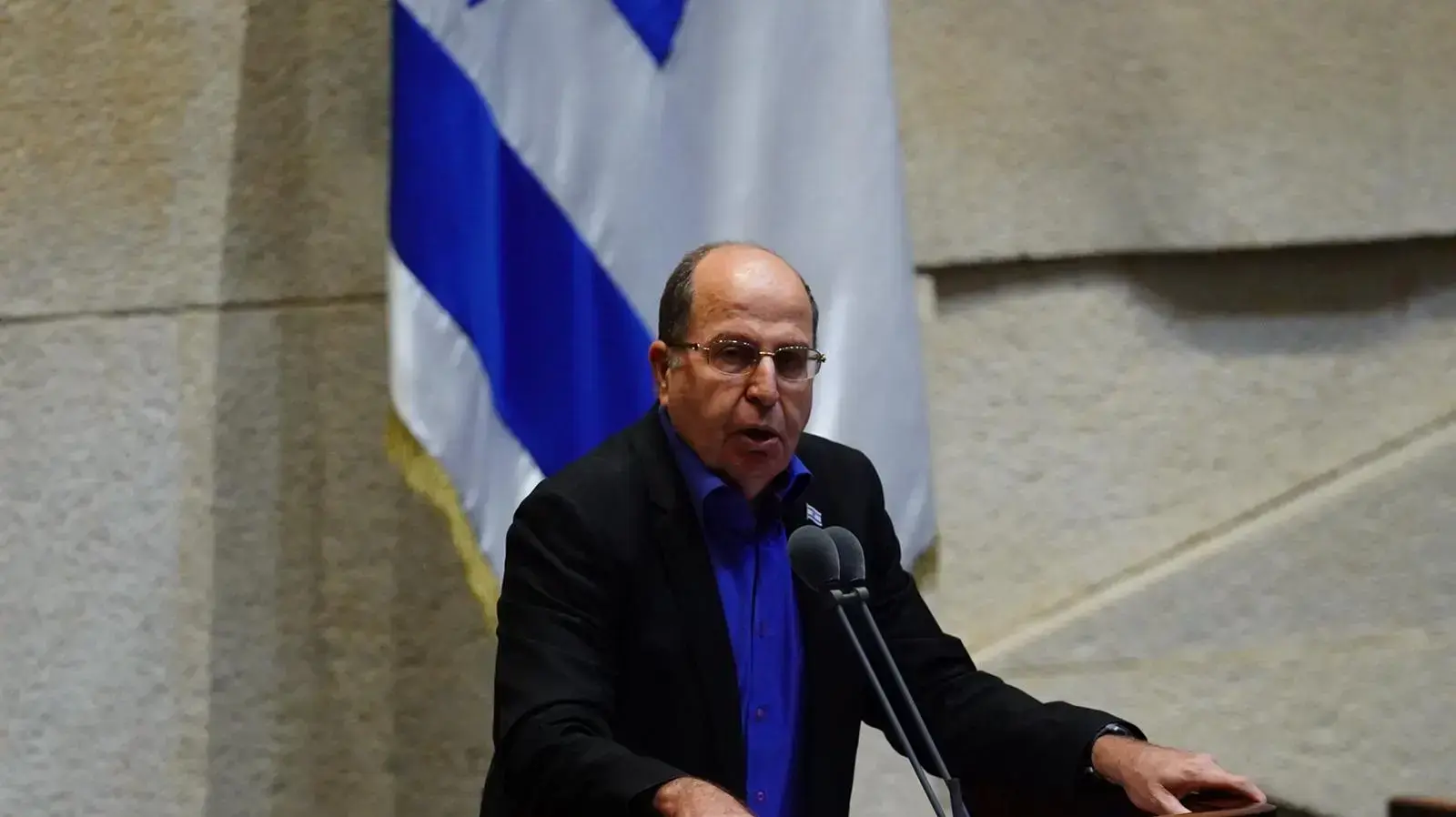 ח"כ בוגי יעלון במהלך נאומו במליאת הכנסת 5 באוגוסט 2020 ח"כ בוגי יעלון במהלך נאומו במליאת הכנסת 5 באוגוסט 2020