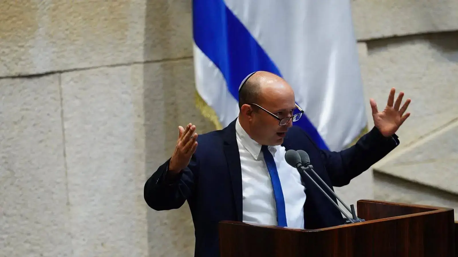 נפתלי בנט בדיון במליאת הכנסת, 5 באוגוסט 2020 נפתלי בנט בדיון במליאת הכנסת, 5 באוגוסט 2020