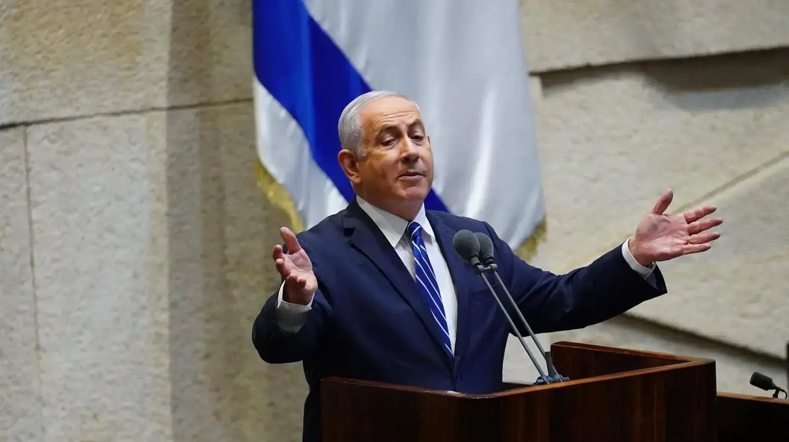 ראש הממשלה בנימין נתניהו בדיון במליאת הכנסת, 5 באוגוסט 2020 ראש הממשלה בנימין נתניהו בדיון במליאת הכנסת, 5 באוגוסט 2020
