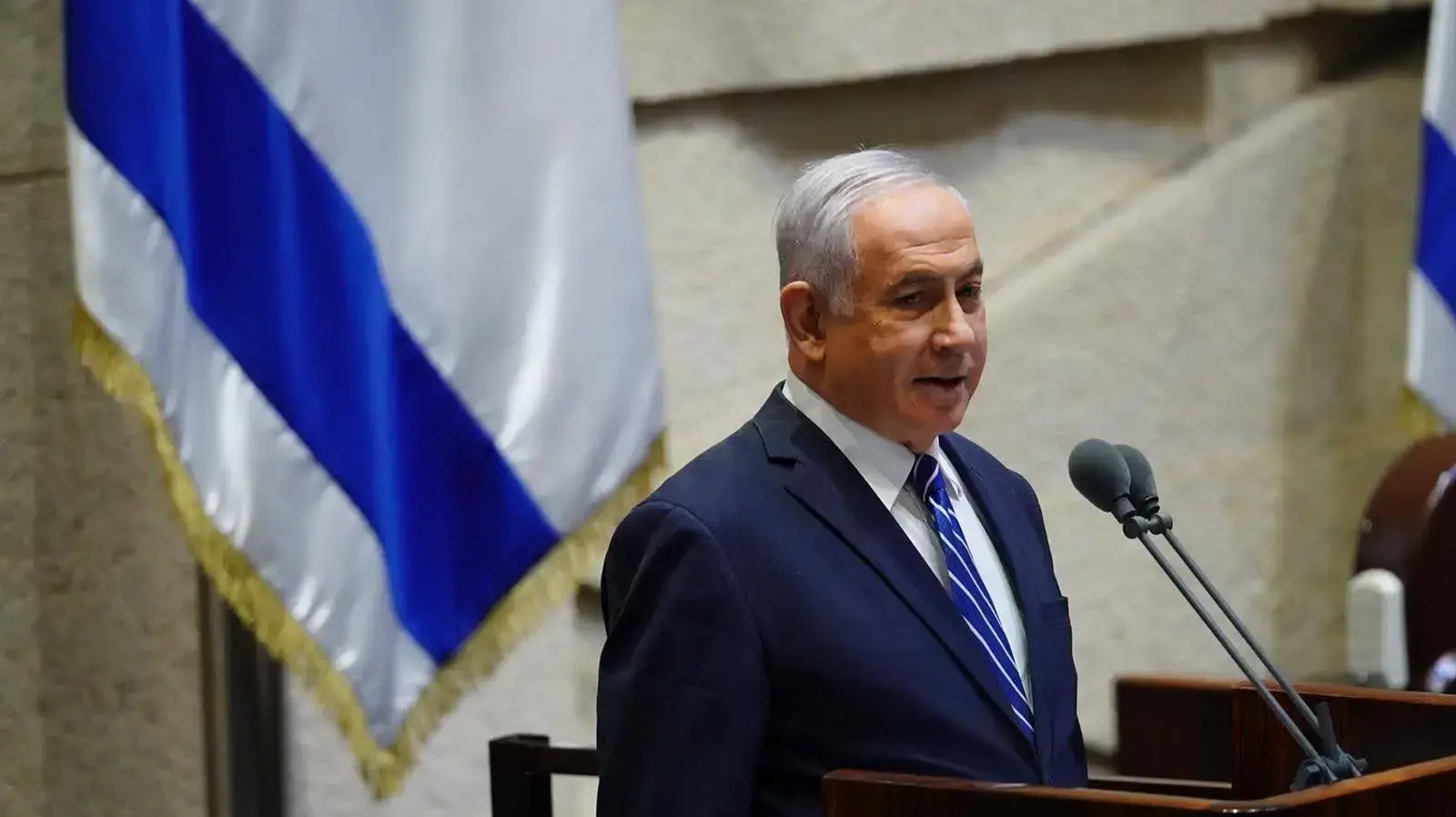 ראש הממשלה בנימין נתניהו בדיון במליאת הכנסת, 5 באוגוסט 2020 ראש הממשלה בנימין נתניהו בדיון במליאת הכנסת, 5 באוגוסט 2020