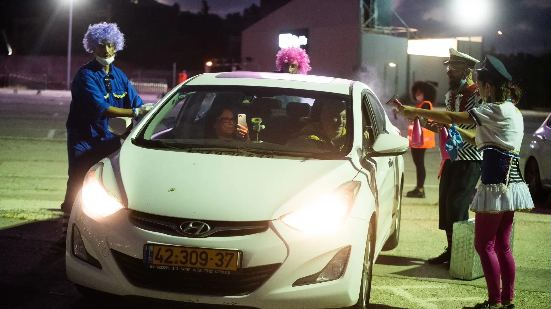 פתיחת מופעי בידור בדרייב אין תל אביב, אוגוסט 2020 פתיחת מופעי בידור בדרייב אין תל אביב, אוגוסט 2020