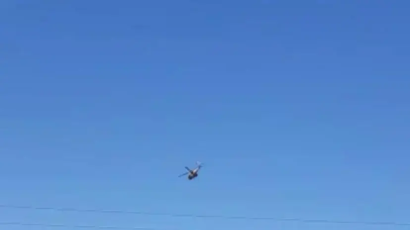 מסוקים חגים בשמי הגליל העליון לאחר אזעקות שנשמעו באזור. 07 באוגוסט 2020 מסוקים חגים בשמי הגליל העליון לאחר אזעקות שנשמעו באזור. 07 באוגוסט 2020