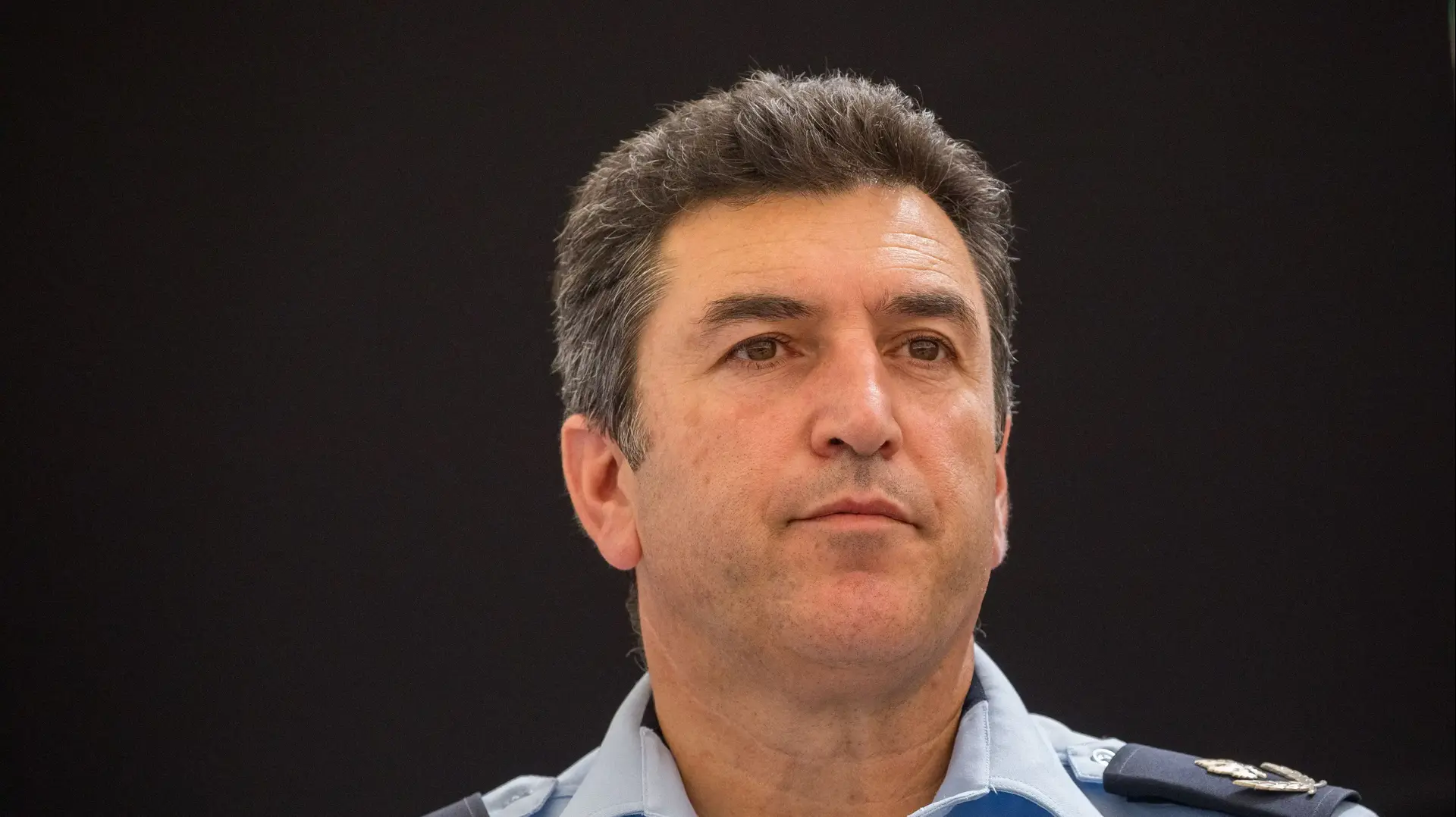 יורם הלוי, במהלך טקס של המשטרה בירושלים
יורם הלוי, במהלך טקס של המשטרה בירושלים