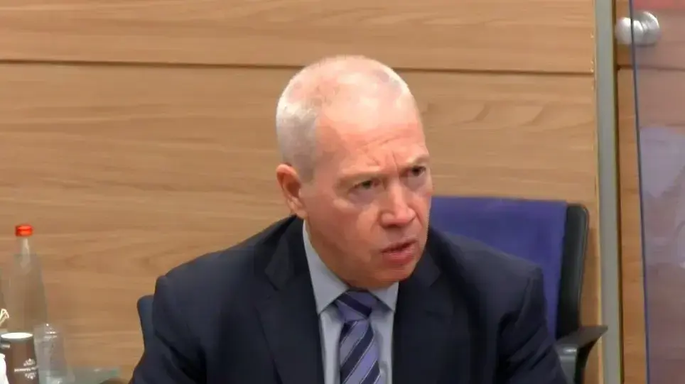 שר החינוך, יואב גלנט במהלך ועדת החינוך התרבות והספורט. משרד החינוך, ירושלים 10 באוגוסט 2020 
