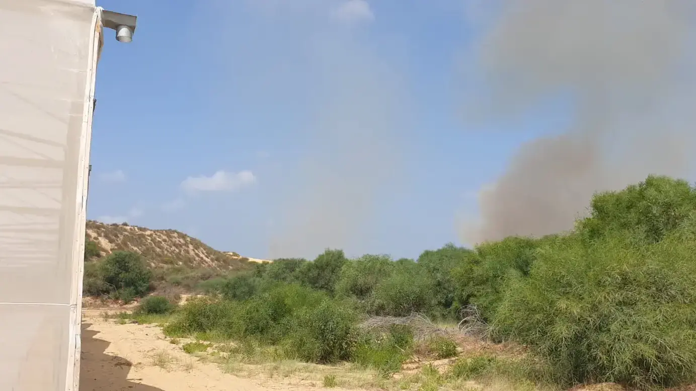 שריפה ליד נתיב העשרה, 12 באוגוסט 2020 שריפה ליד נתיב העשרה, 12 באוגוסט 2020