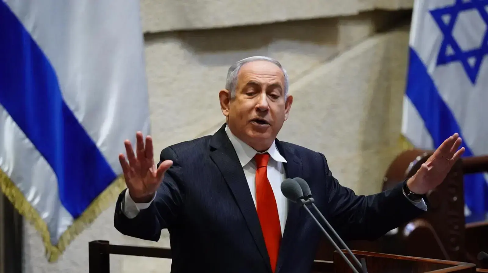 ראש הממשלה בנימין נתניהו במליאת הכנסת, 12 באוגוסט 2020 ראש הממשלה בנימין נתניהו במליאת הכנסת, 12 באוגוסט 2020