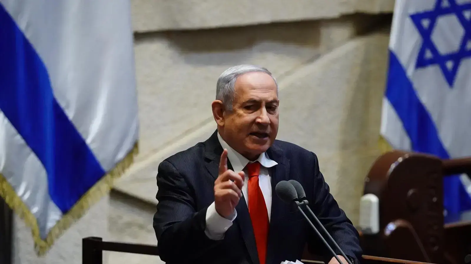 ראש הממשלה בנימין נתניהו במליאת הכנסת, 12 באוגוסט 2020 ראש הממשלה בנימין נתניהו במליאת הכנסת, 12 באוגוסט 2020