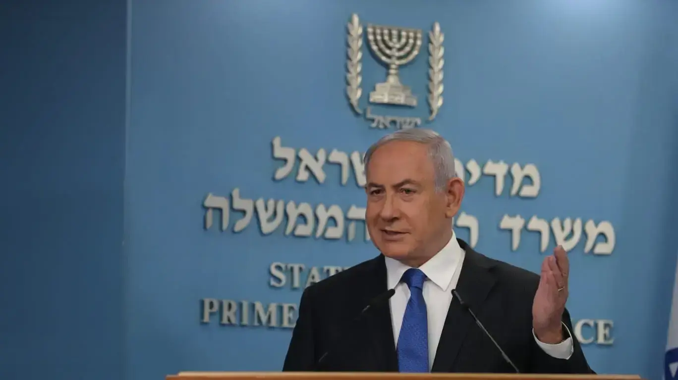 ראש הממשלה, בנימין נתניהו מתייחס במהלך נאומו לההסכם ההסיטורי עם איחוד האמירויות 13 באוגוסט 2020