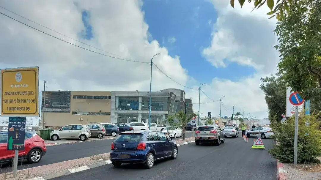 מחסומי בידוק בכניסה לירכא, 14 באוגוסט 2020 מחסומי בידוק בכניסה לירכא, 14 באוגוסט 2020