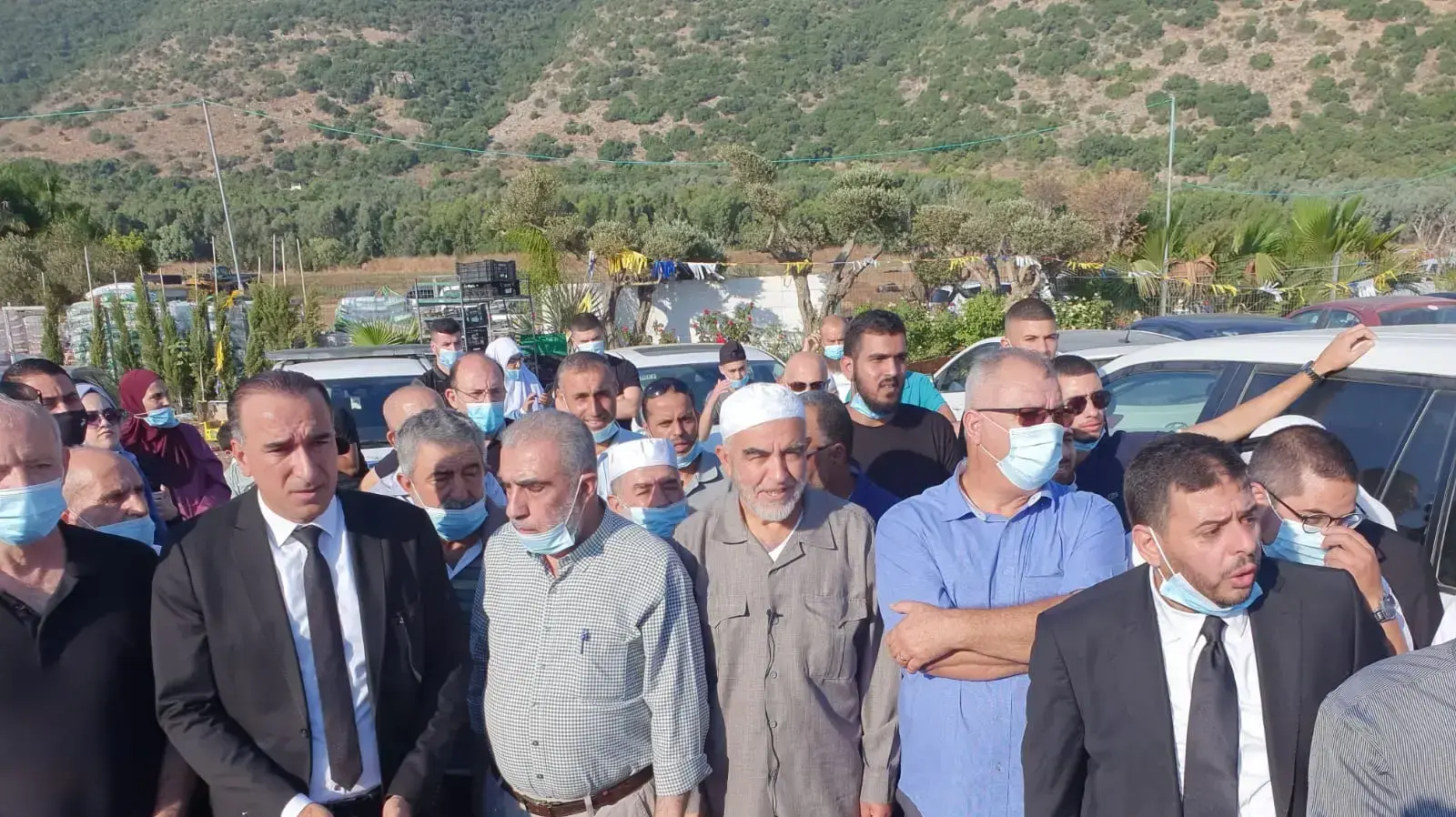 ראאד סלאח, מנהיג הפלג הצפוני של התנועה האיסלאמית נכנס לכלא בבית המעצר קישון, חיפה. 16 באוגוסט 2020 ראאד סלאח, מנהיג הפלג הצפוני של התנועה האיסלאמית נכנס לכלא בבית המעצר קישון, חיפה. 16 באוגוסט 2020