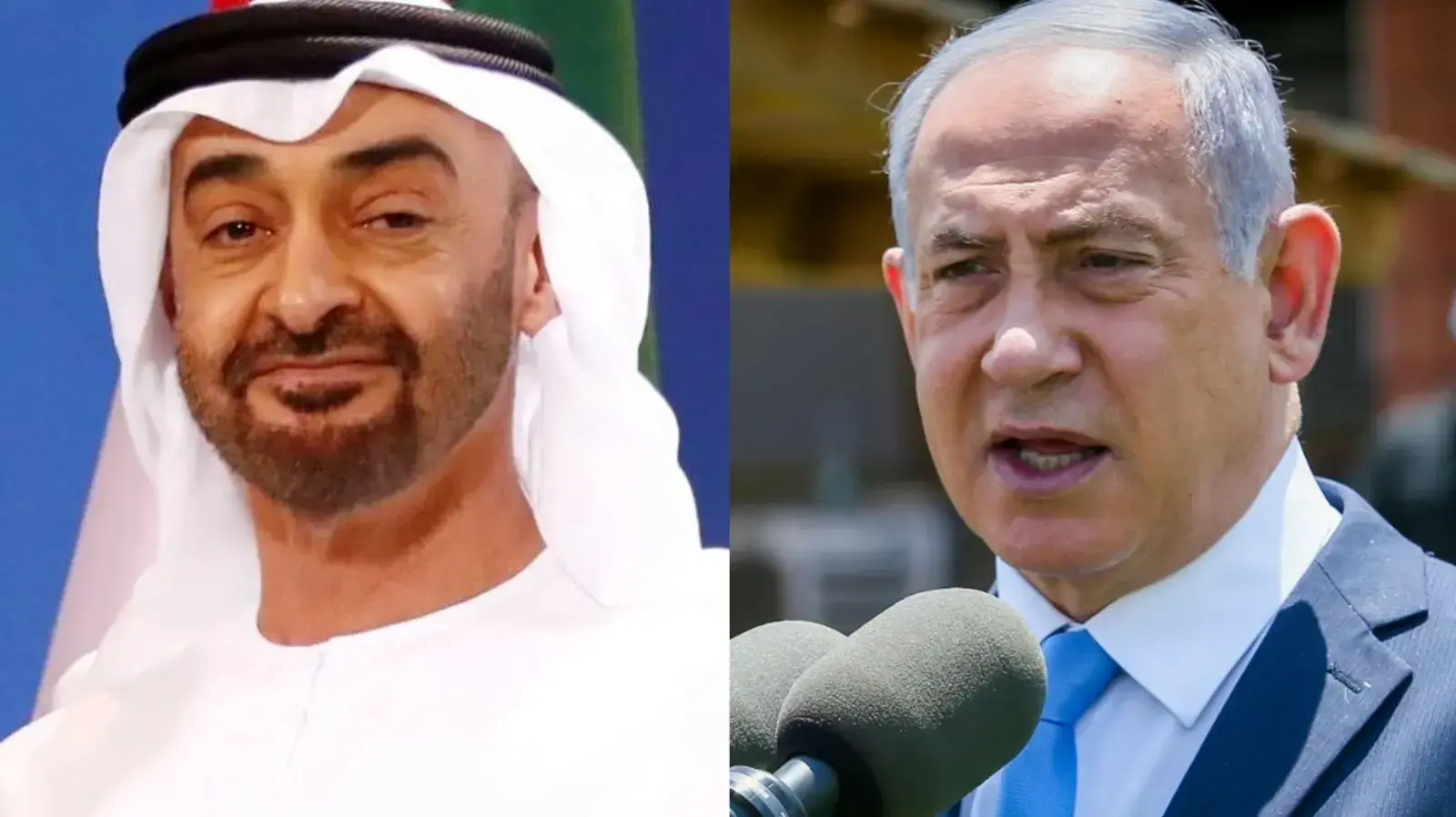 ראש הממשלה, בנימין נתניהו ויורש העצר של איחוד האמירויות מוחמד בן זיאד