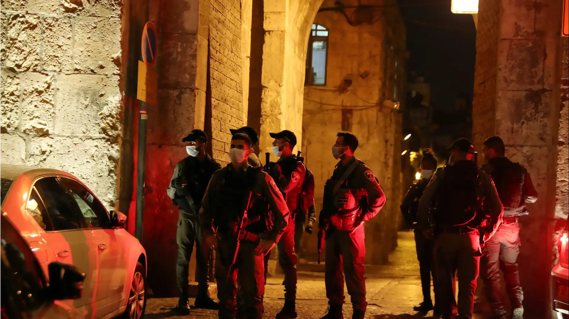 כוחות מג"ב בזירת פיגוע הדקירה בירושלים 17 באוגוסט 2020 כוחות מג"ב בזירת פיגוע הדקירה בירושלים 17 באוגוסט 2020