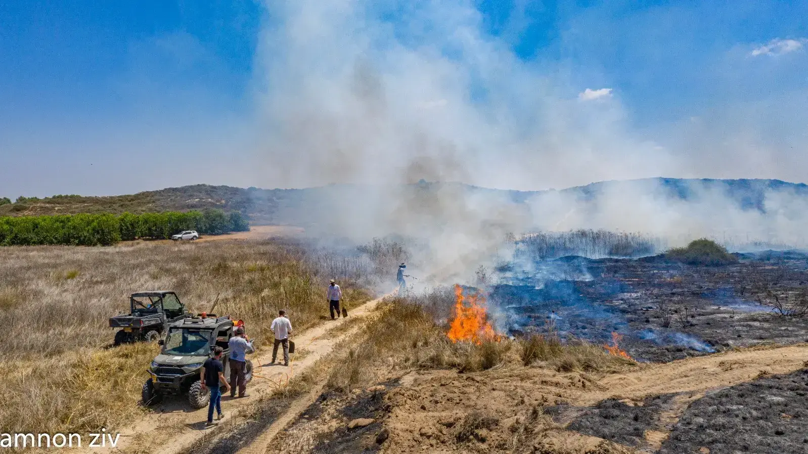 נתיב העשרה וקיבוץ ארז שריפות - חמל נתיב העשרה וקיבוץ ארז שריפות - חמל