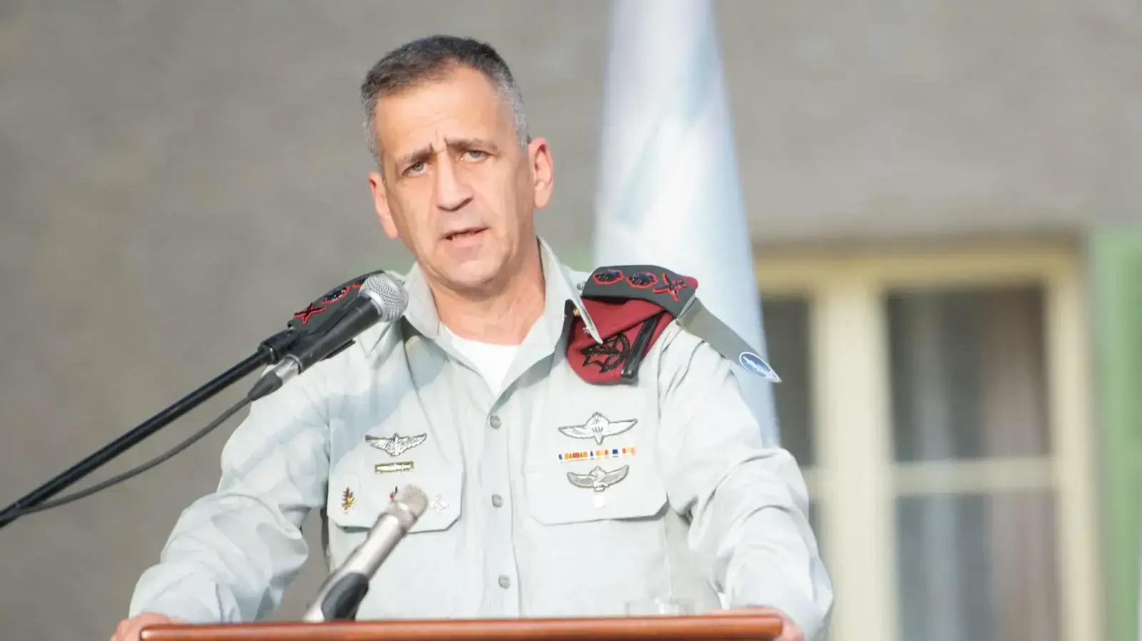 הרמטכ"ל אביב כוכבי בטקס כניסתו לתפקיד של אלוף איתי וירוב כמפקד מפקדת העומק, , 18 באוגוסט 2020