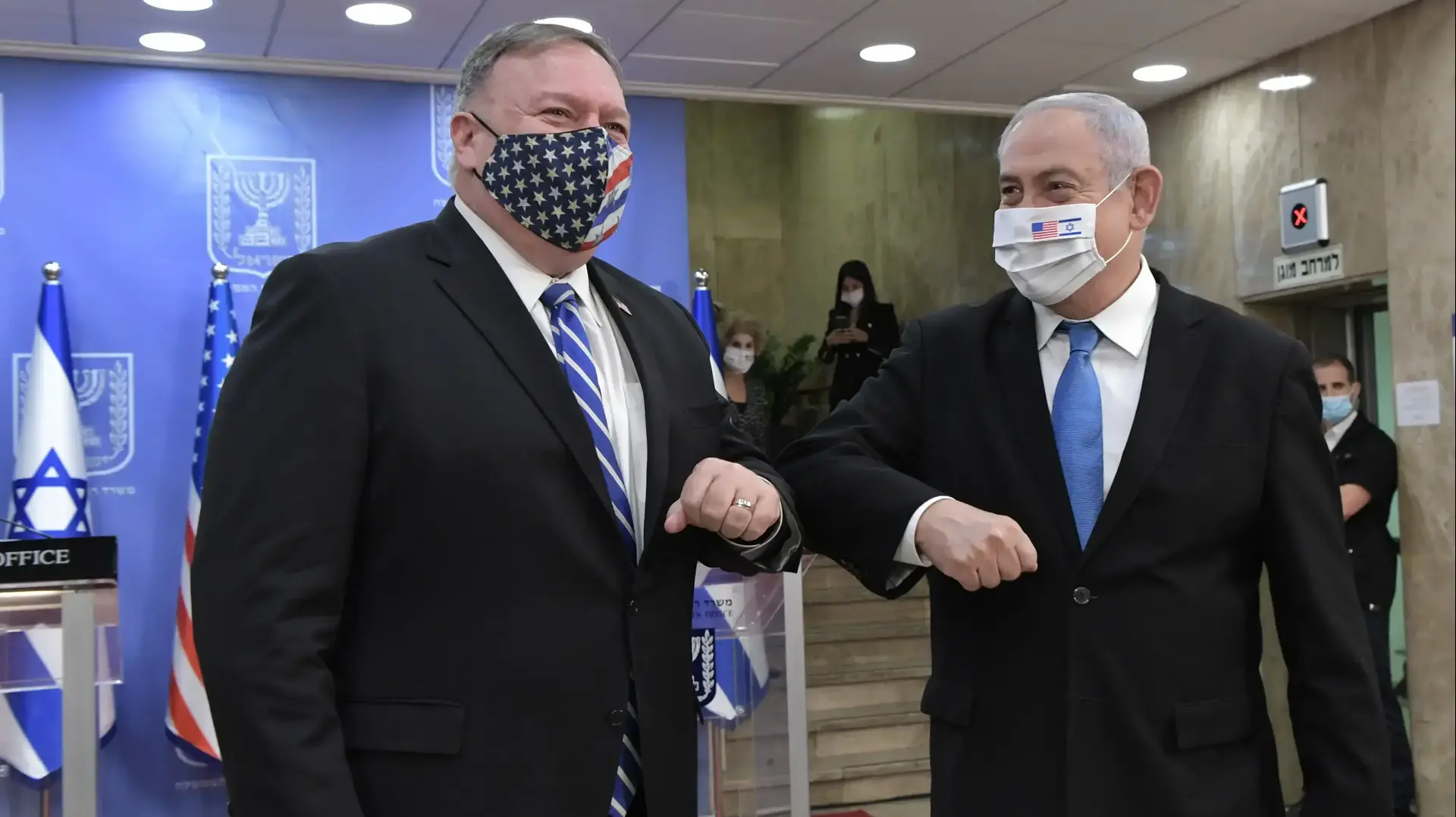 פגישת ראש הממשלה בנימין נתניהו ושר החוץ של ארצות הברית מייק פומפאו בירושלים, 24 באוגוסט 2020 פגישת ראש הממשלה בנימין נתניהו ושר החוץ של ארצות הברית מייק פומפאו בירושלים, 24 באוגוסט 2020