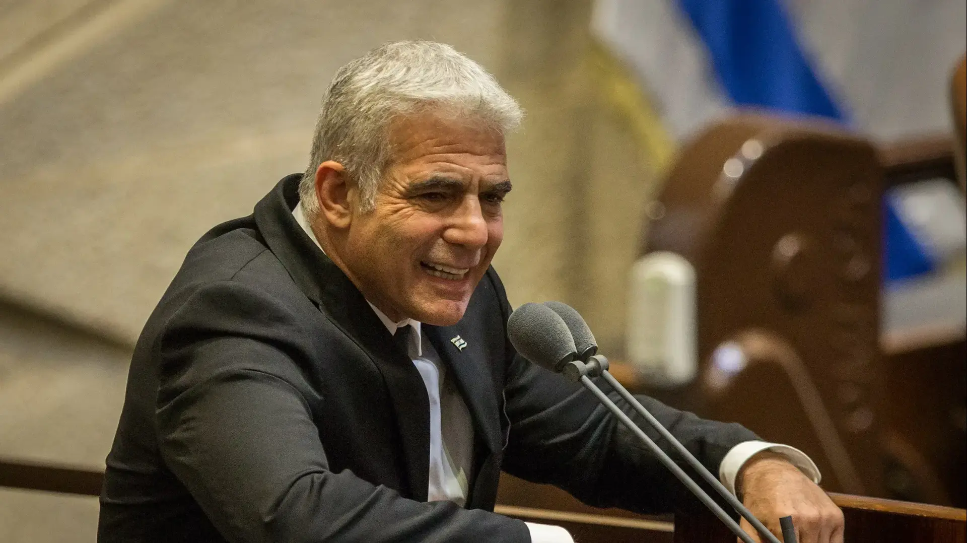 יו"ר יש עתיד, ח"כ יאיר לפיד במהלך נאומו במליאת הכנסת 24 באוגוסט 2020 יו"ר יש עתיד, ח"כ יאיר לפיד במהלך נאומו במליאת הכנסת 24 באוגוסט 2020