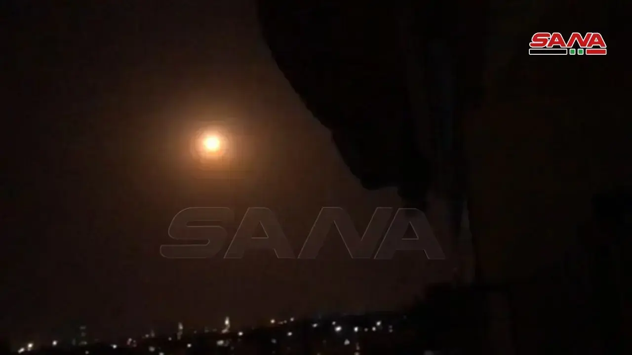 דיווחים בסוריה על תקיפה ישראלית בדרום המדינה. 31 באוגוסט 2020 דיווחים בסוריה על תקיפה ישראלית בדרום המדינה. 31 באוגוסט 2020