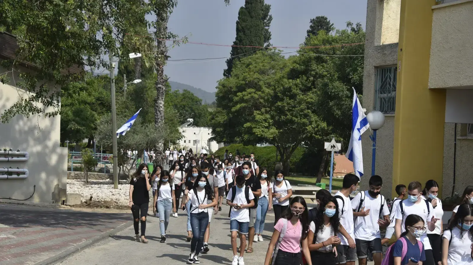 פתיחת שנת לימודים בבי"ס כדורי 1 בספטמבר 2020