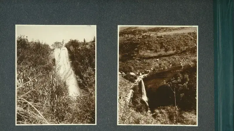 ואדי רוקד, מתוך סקר המים של רוטנברג, יוני 1920 ואדי רוקד, מתוך סקר המים של רוטנברג, יוני 1920