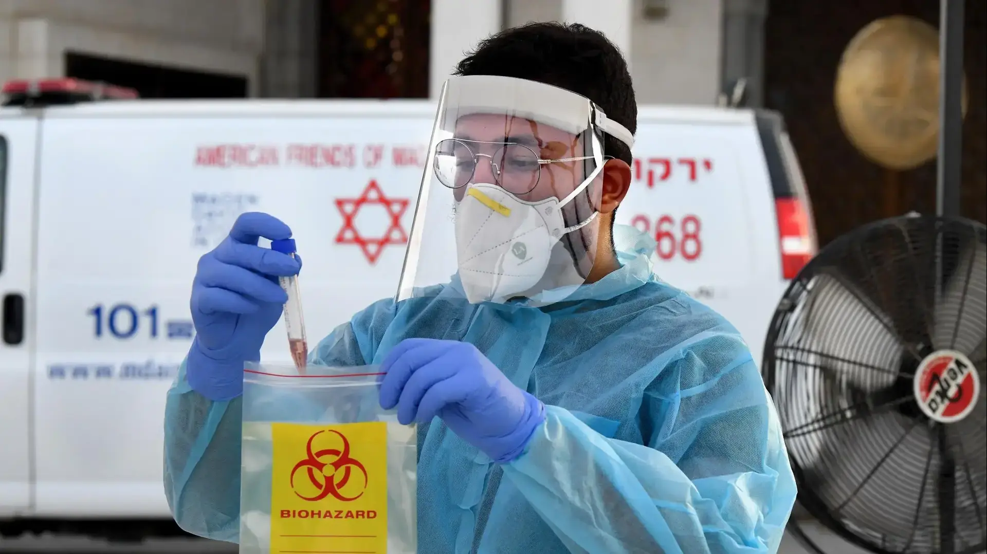 בדיקת קורונה בג'לג'וליה 10 בפסטמבר 2020