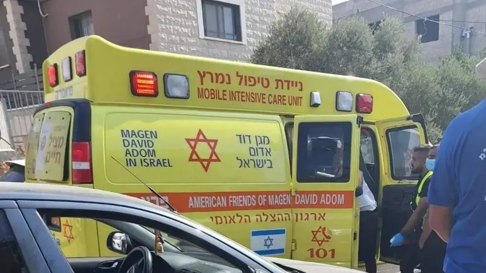 זירת נפילת הפעוט מבניין מגורים בגליל 15 בספטמבר 2020