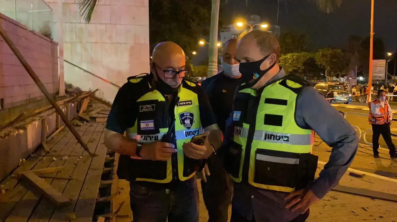 זירת נפילת רקטה באשדוד, 15 בספטמבר 2020 זירת נפילת רקטה באשדוד, 15 בספטמבר 2020