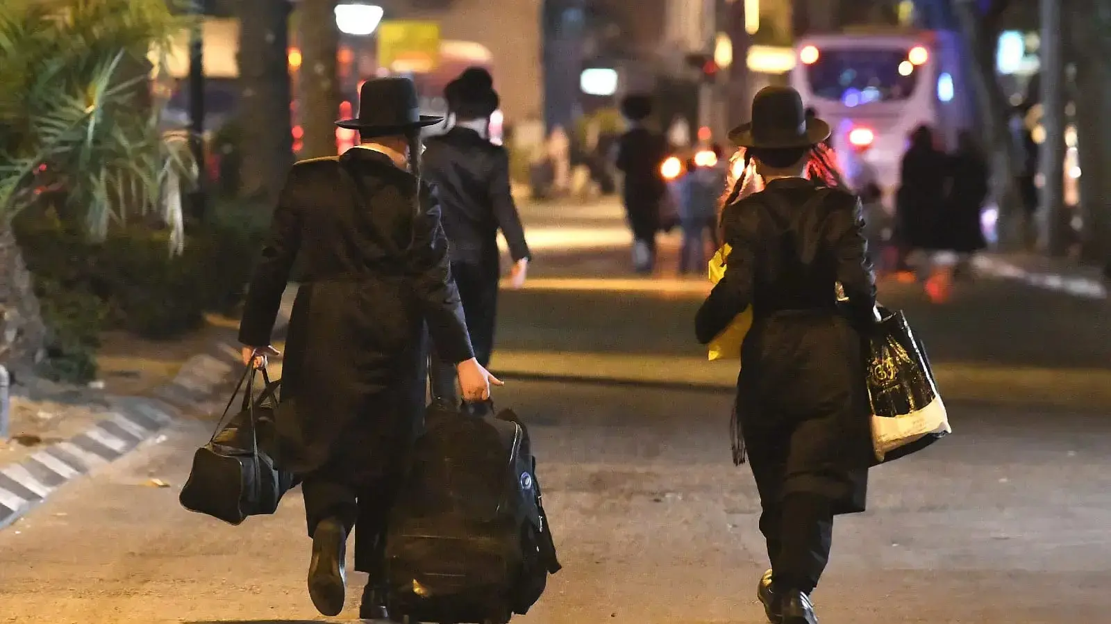 בני ברק בצאת החג, 20 בספטמבר 2020