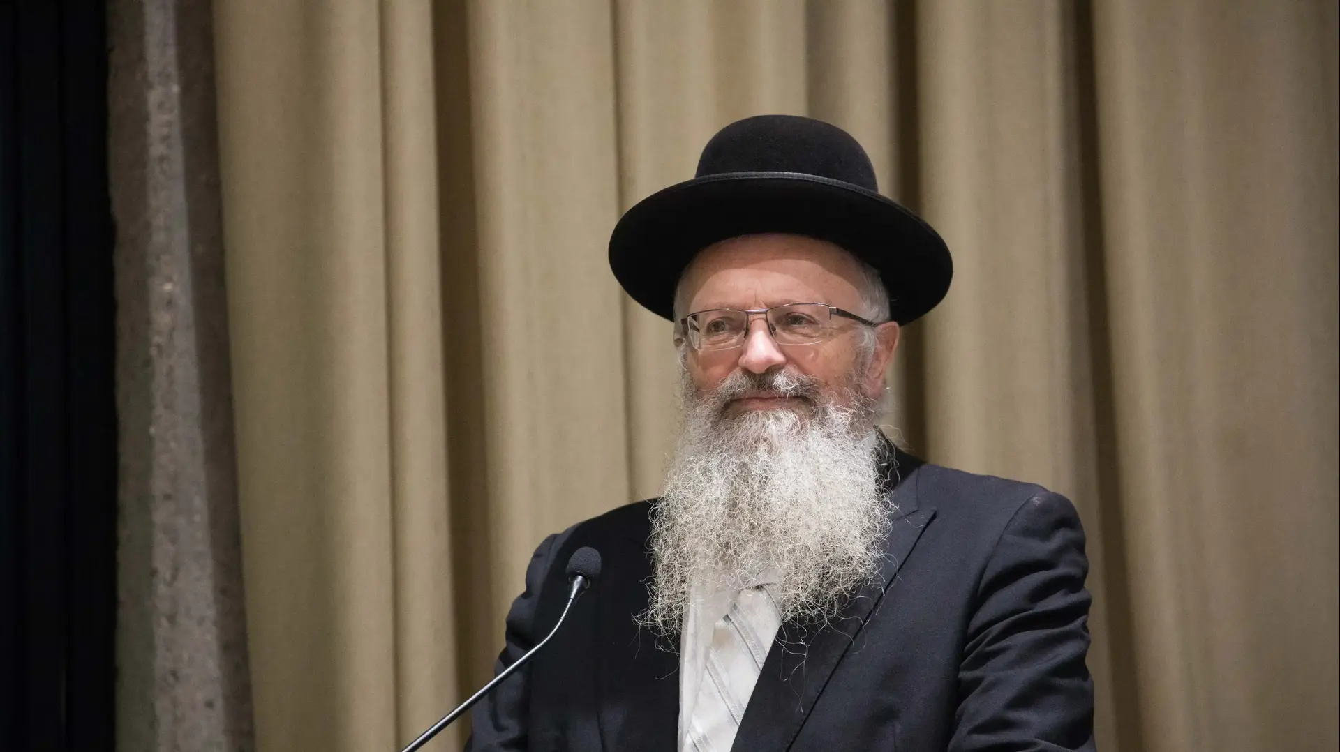 הרב שמואל אליהו, במהלך נאומו בטקס ההשבעה של מועצת הרבנות הראשית בבית הנשיא  