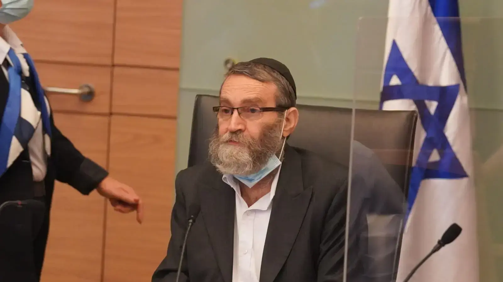 יו"ר ועדת הכספים, משה גפני במהלך כינוס הועדה 23 בספטמבר 2020  