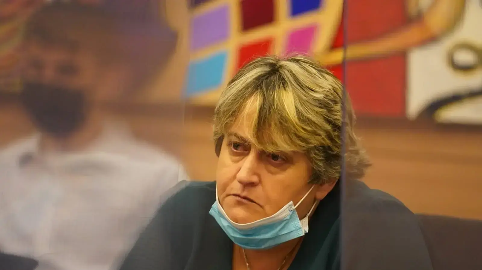 מזכ"לית הסתדרות המורים, יפה בן דוד במהלך ועדת החינוך 23 בספטמבר 2020 מזכ"לית הסתדרות המורים, יפה בן דוד במהלך ועדת החינוך 23 בספטמבר 2020