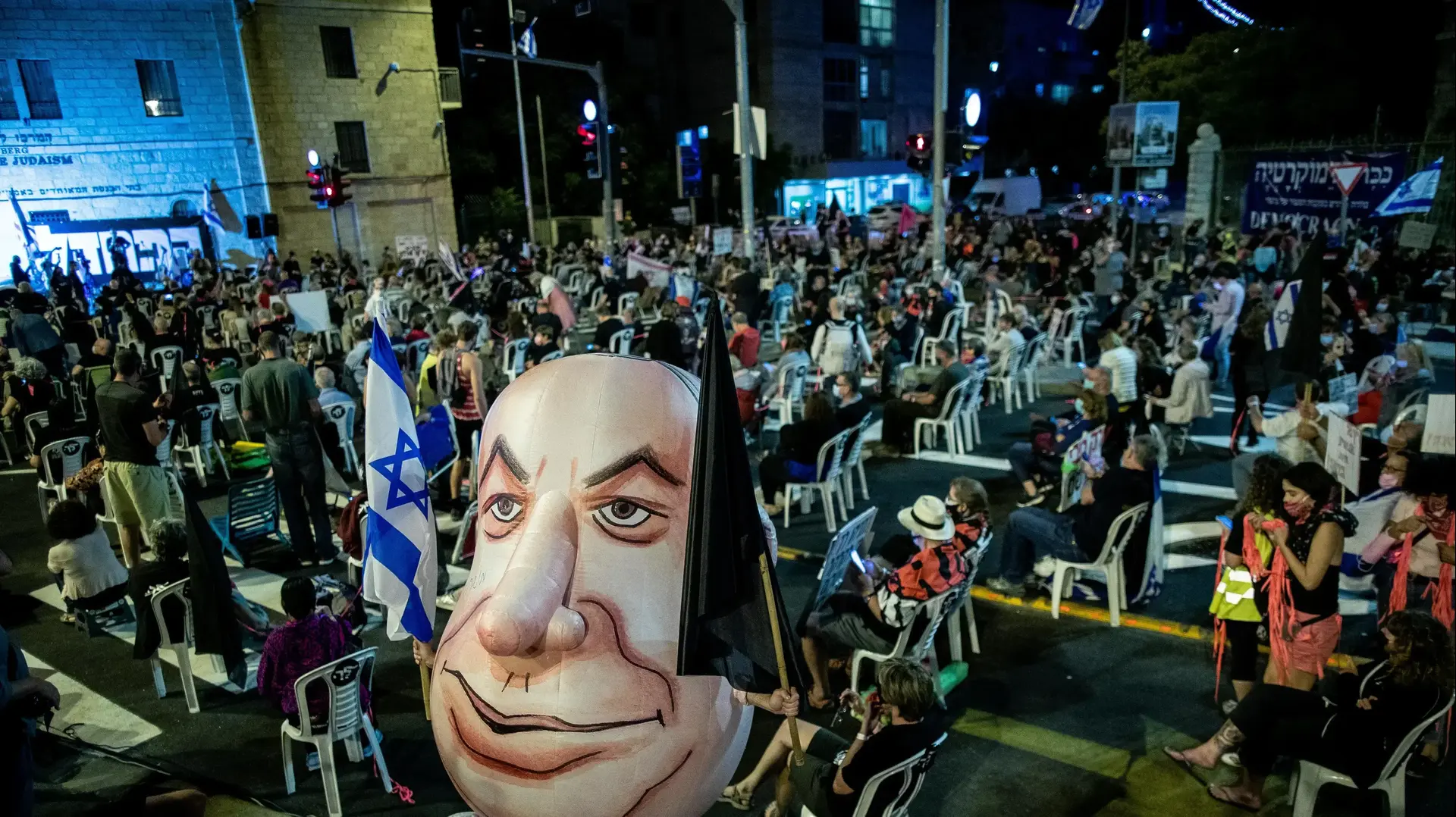 מחאה נגד רה"מ, בנימין נתניהו מול מעון רה"מ בירושלים 24 בספטמבר 2020 מחאה נגד רה"מ, בנימין נתניהו מול מעון רה"מ בירושלים 24 בספטמבר 2020