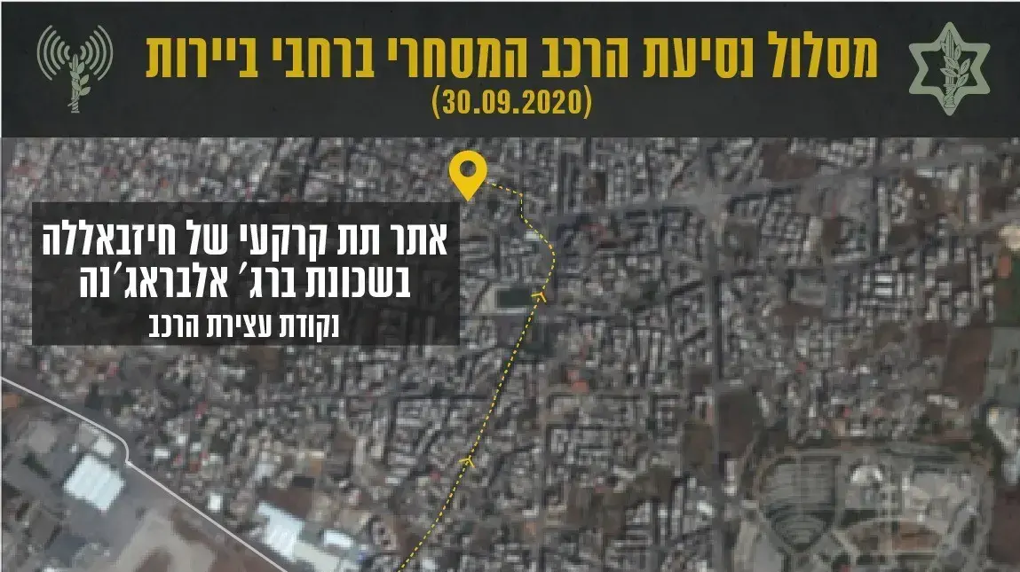 האתר בשויפאת בו פועל חיזבאללה לייצור רכיבי טילים מדויקים בלב העיר ביירות האתר בשויפאת בו פועל חיזבאללה לייצור רכיבי טילים מדויקים בלב העיר ביירות