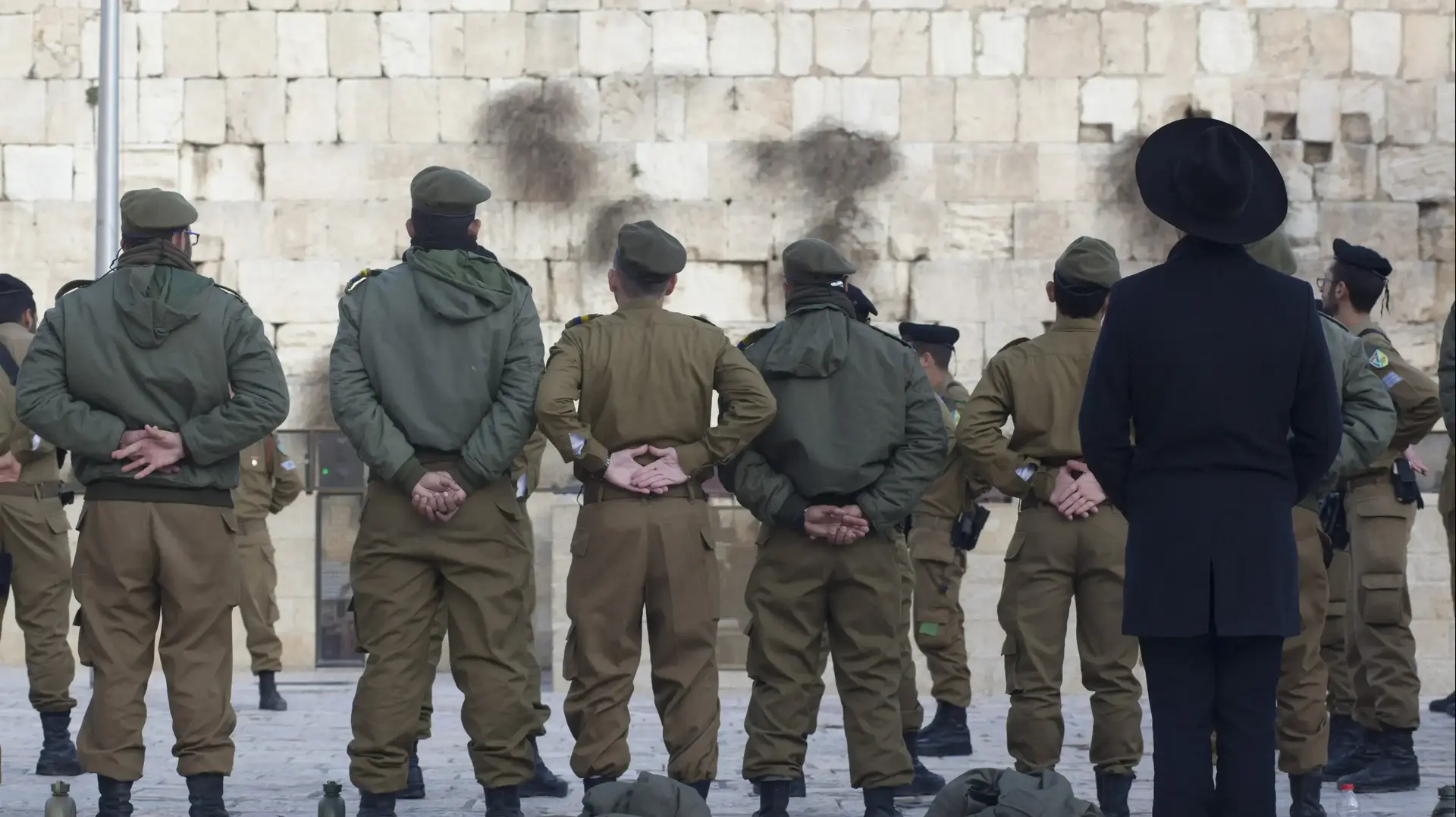 חיילי צה"ל בכותל המערבי, 4 בינואר 2016