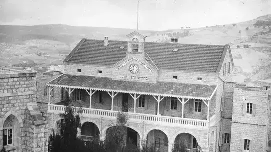 בית החולים של האגודה הלונדונית, צפת 1904 בית החולים של האגודה הלונדונית, צפת 1904