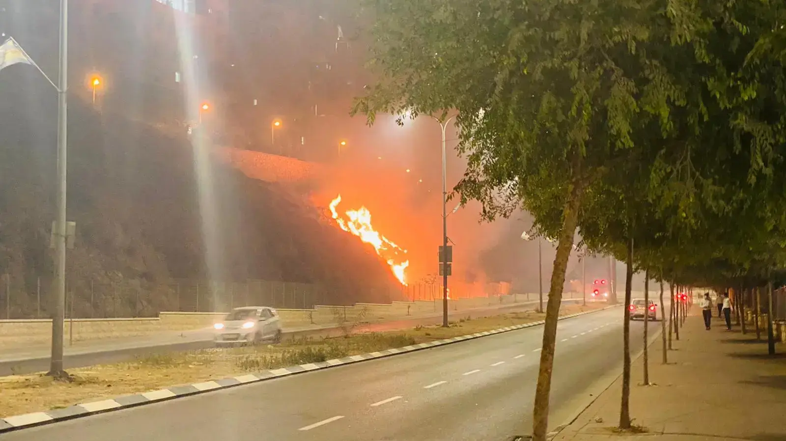 לאחר פינוי בית הכנסת של הפלג הירושלמי. הצתת הר בין קרית ספר לברכפלד 9 באוקטובר 2020