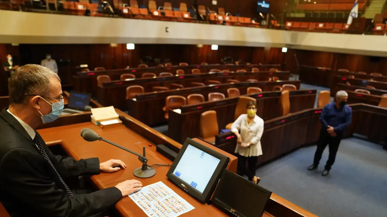 הכנות לפתיחת מושב החורף של הכנסת, 11 באוקטובר 2020 הכנות לפתיחת מושב החורף של הכנסת, 11 באוקטובר 2020