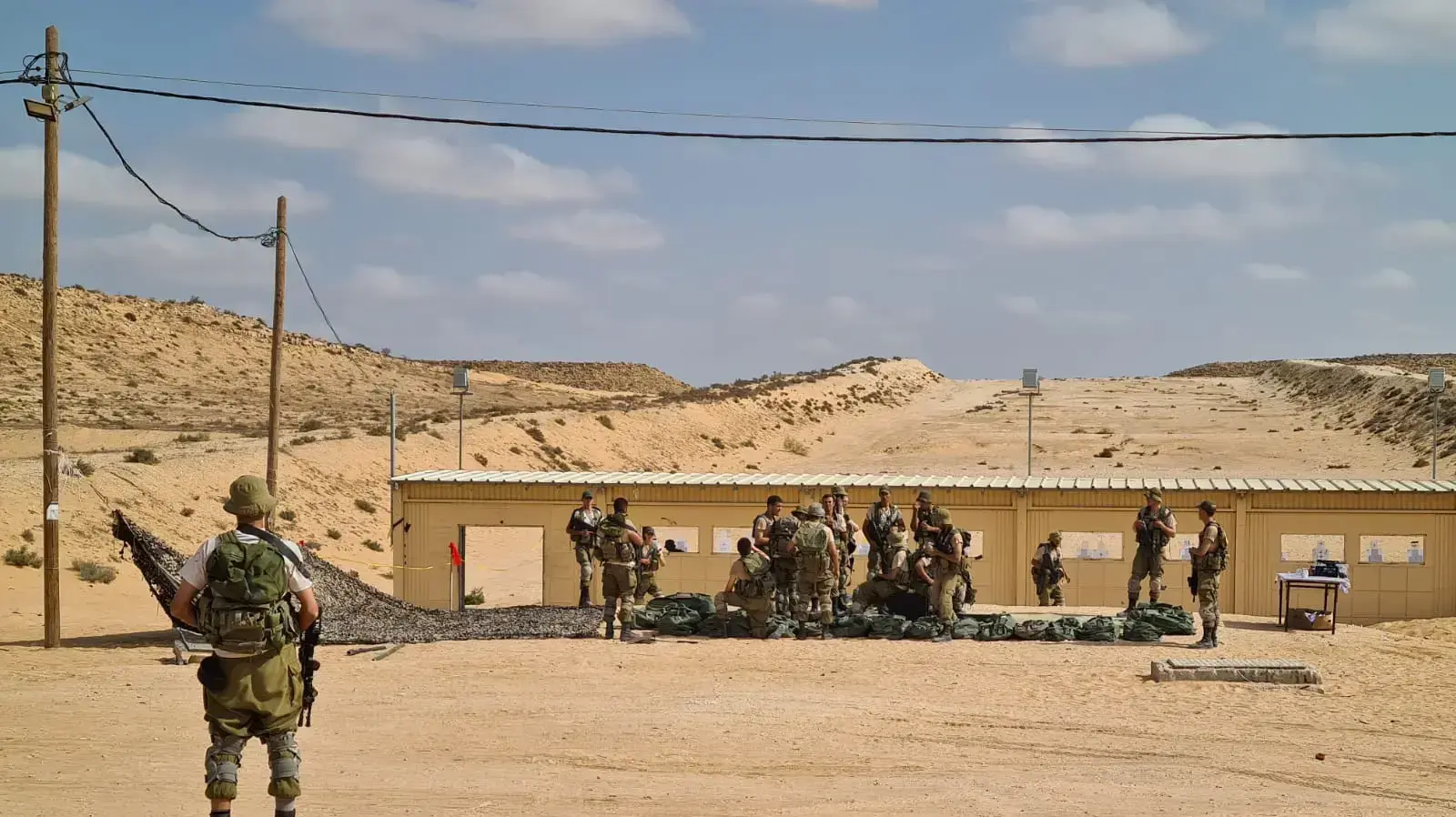 שטח האימונים של גבעתי בבסיס הר קרן. יממה אחרי הקטטה בה נפגעו 21 חיילים , 12 באוקטובר 2020 שטח האימונים של גבעתי בבסיס הר קרן. יממה אחרי הקטטה בה נפגעו 21 חיילים , 12 באוקטובר 2020