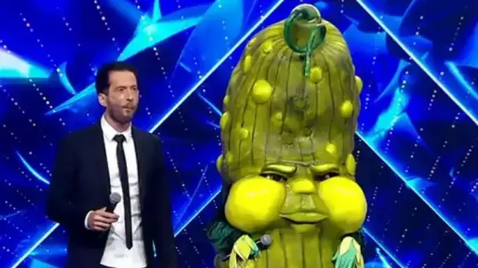מלפפון חמוץ הזמר במסכה מלפפון חמוץ הזמר במסכה