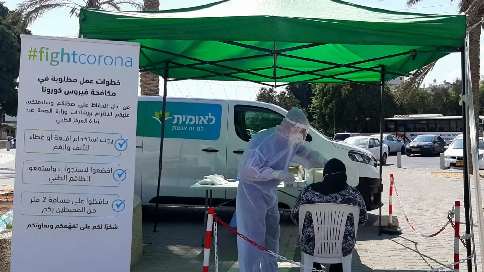 בדיקות קורונה ברהט, 14 באוקטובר 2020