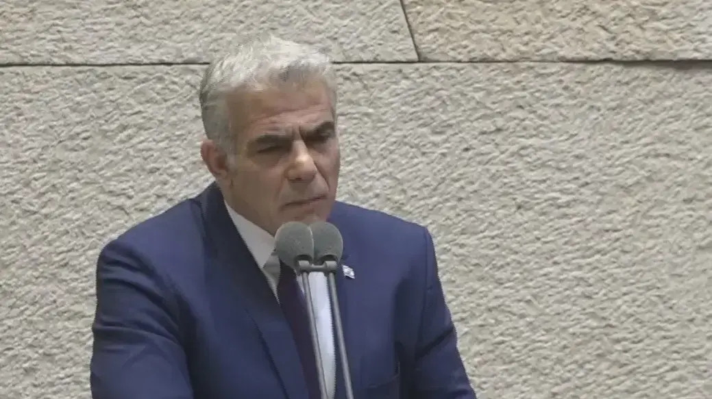 יו"ר האופוזיציה יאיר לפיד נואם ב מליאת הכנסת | אישור הסכם השלום בין ישראל לאיחוד האמירויות. כנסת, ירושלים , 15 באוקטובר 2020 יו"ר האופוזיציה יאיר לפיד נואם ב מליאת הכנסת | אישור הסכם השלום בין ישראל לאיחוד האמירויות. כנסת, ירושלים , 15 באוקטובר 2020