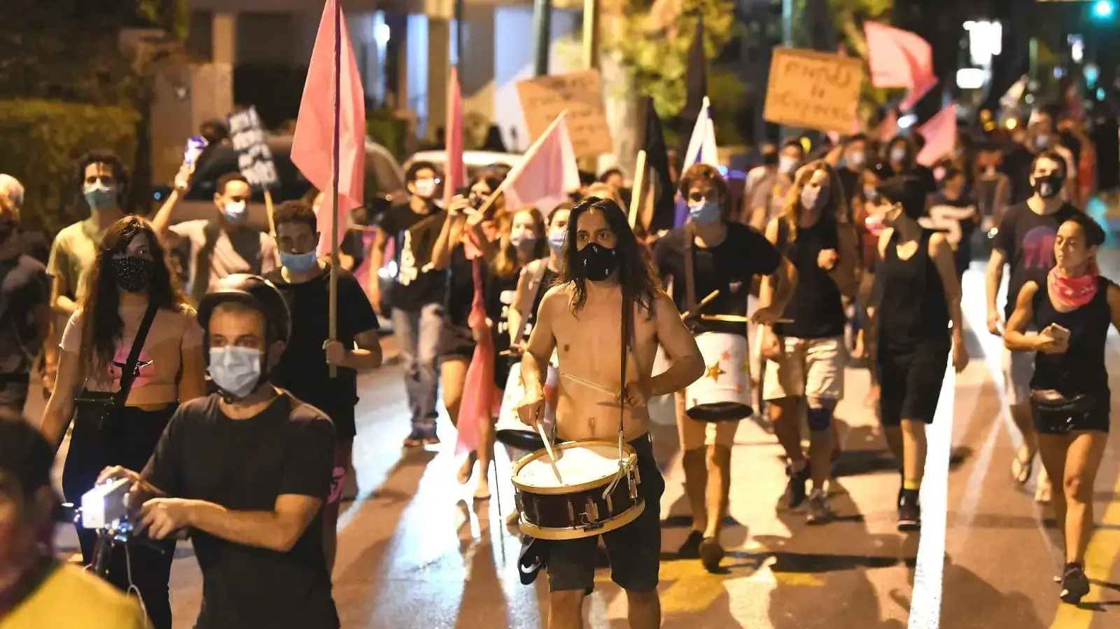 הפגנת הדגלים השחורים. בת"א 15 באוקטבור 2020 הפגנת הדגלים השחורים. בת"א 15 באוקטבור 2020