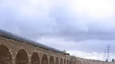 נחל שהוצף בבאר שבע (ירושלמית שנארה בבאר שבע)
