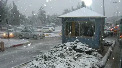 הבוטקה של השומרים בכנסה לאוניברסיטה העברית (רעותי ליזרוביץ)
