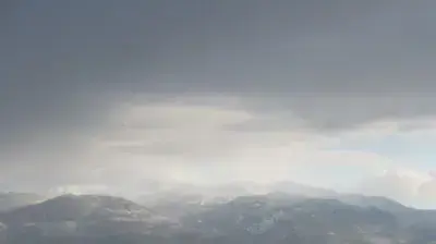 החרמון מקרית שמונה הבוקר (מיכאל רבינוביץ)