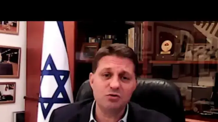 חיים ביבס, יו"ר השלטון המקומי, בשיחת זום עם ראשי רשויות לקראת יציאת מערכת החינוך מהסגר, 26 באוקטובר 2020 חיים ביבס, יו"ר השלטון המקומי, בשיחת זום עם ראשי רשויות לקראת יציאת מערכת החינוך מהסגר, 26 באוקטובר 2020