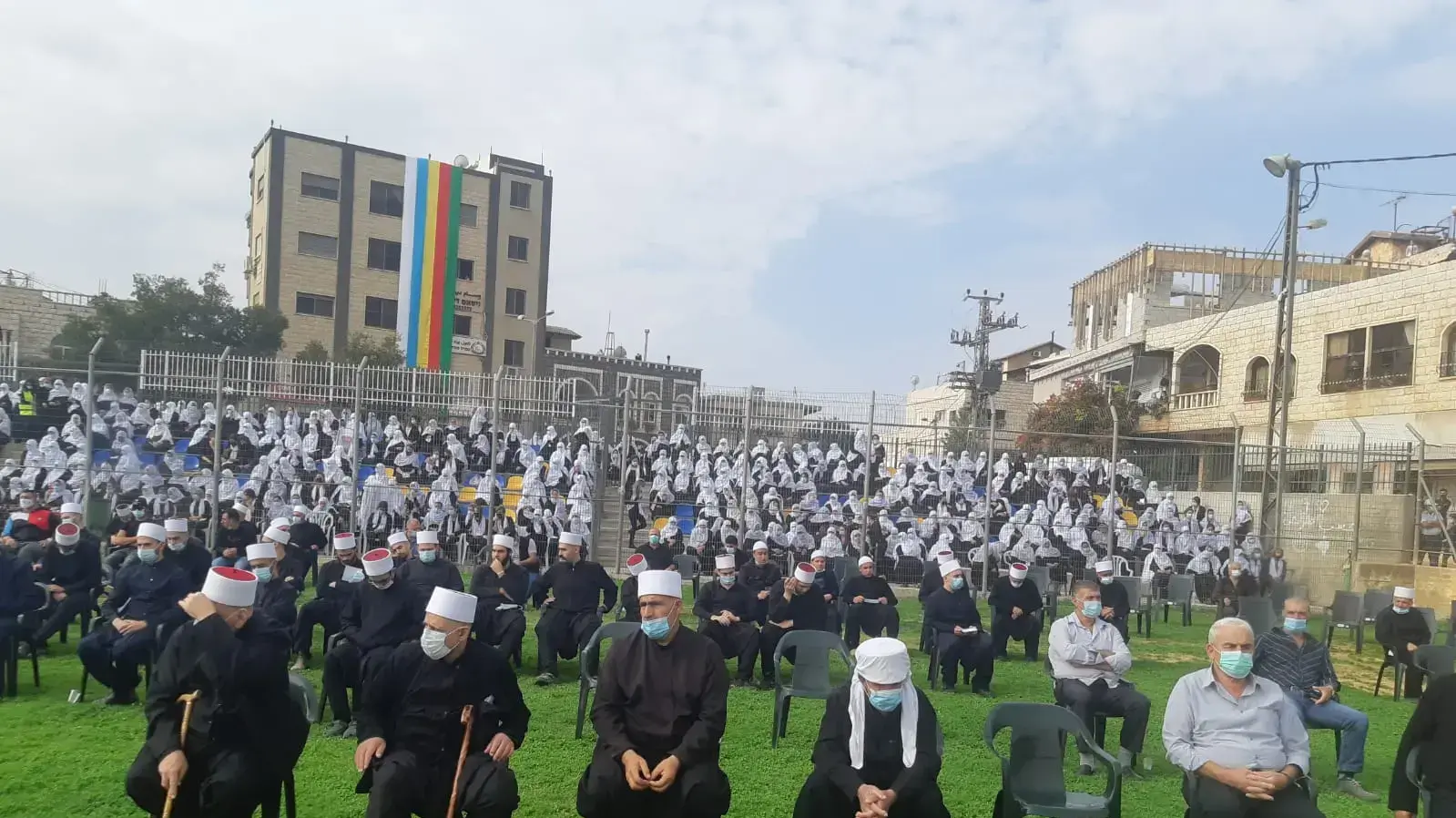 טקס הלוויה של השיח הדרוזי אבו זאין אלדין חסן חלבי שנחטף מבית החולים זיו בצפת. 31 באוקטובר 2020 טקס הלוויה של השיח הדרוזי אבו זאין אלדין חסן חלבי שנחטף מבית החולים זיו בצפת. 31 באוקטובר 2020