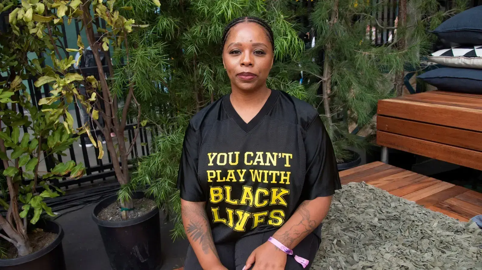 פטריס קולורס, ממייסדות תנועת Black Lives Matter, 4 בנובמבר 2018 פטריס קולורס, ממייסדות תנועת Black Lives Matter, 4 בנובמבר 2018