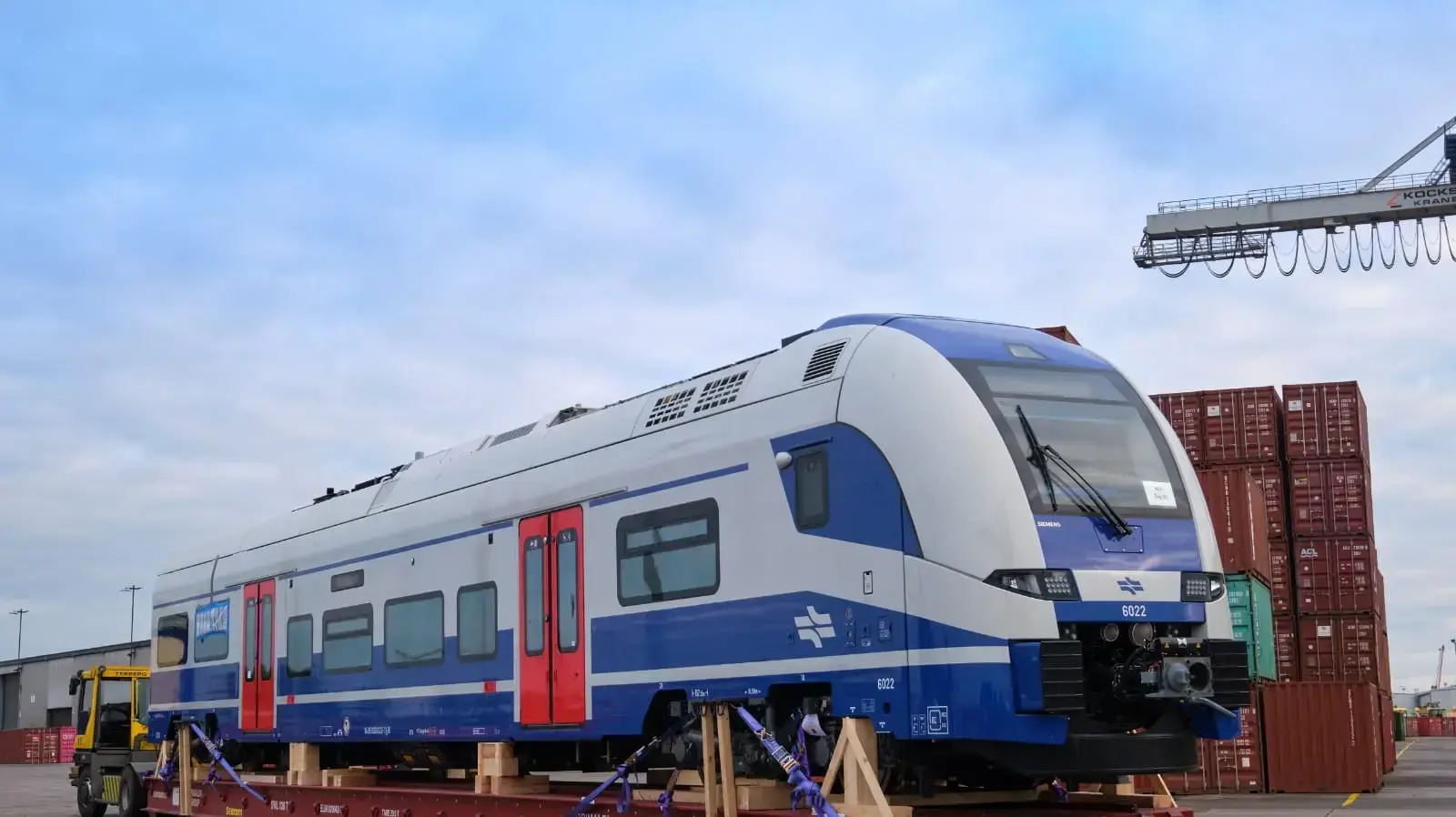הרכבת החשמלית החדשה שבדרכה לישראל. 06 בנובמבר 2020 הרכבת החשמלית החדשה שבדרכה לישראל. 06 בנובמבר 2020