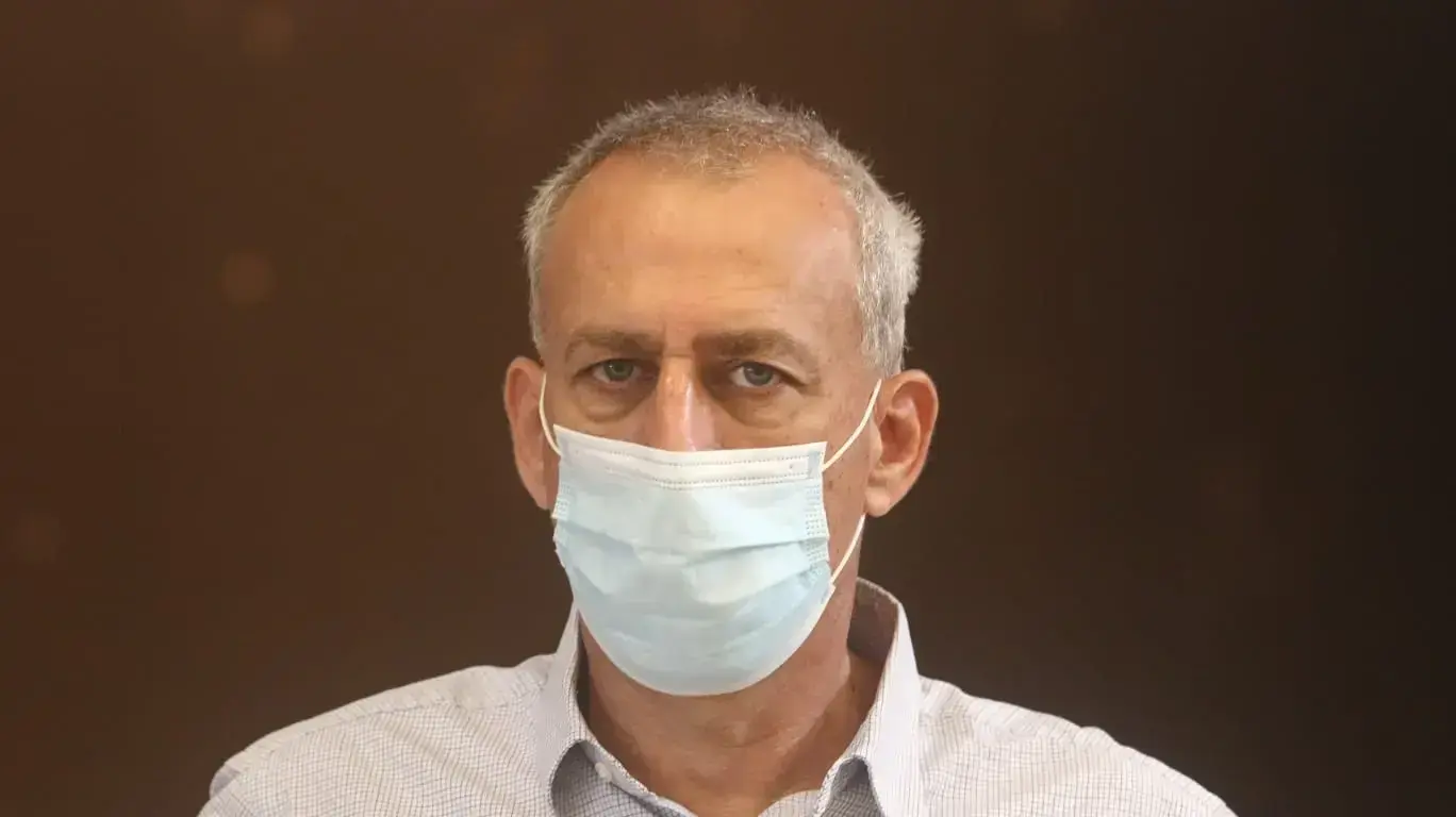 ממונה הקורונה הנכנס פרופ' נחמן אש במסיבת עיתונאים בכפר קרע. 7 בנובמבר 2020 ממונה הקורונה הנכנס פרופ' נחמן אש במסיבת עיתונאים בכפר קרע. 7 בנובמבר 2020