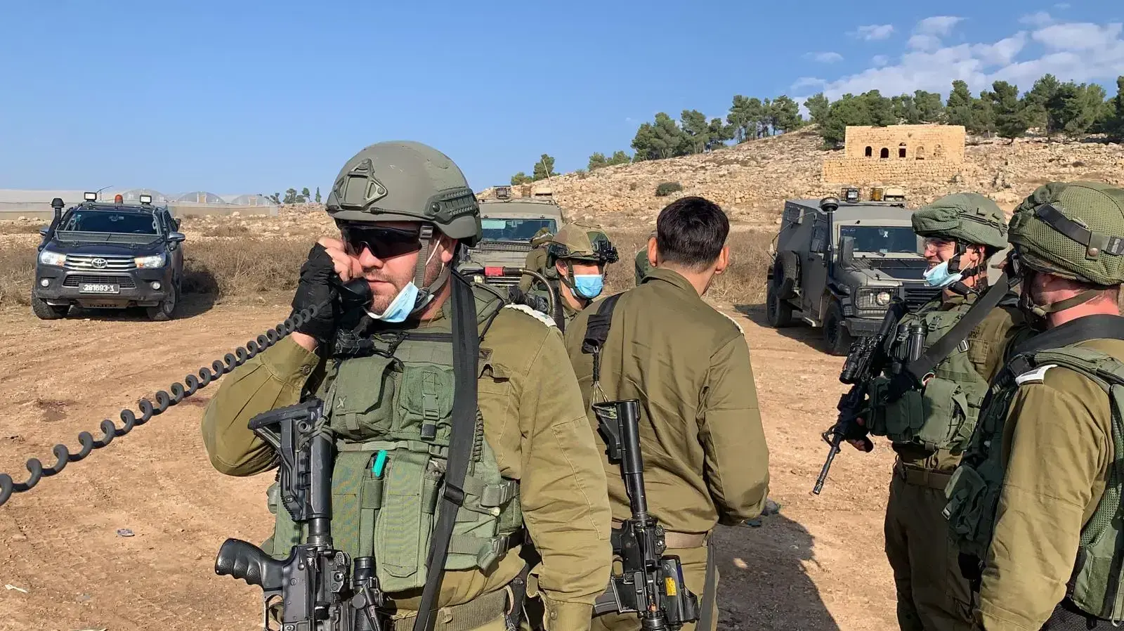 זירת הפיגוע בדרום הר חברון 8 בנובמבר 2020 זירת הפיגוע בדרום הר חברון 8 בנובמבר 2020